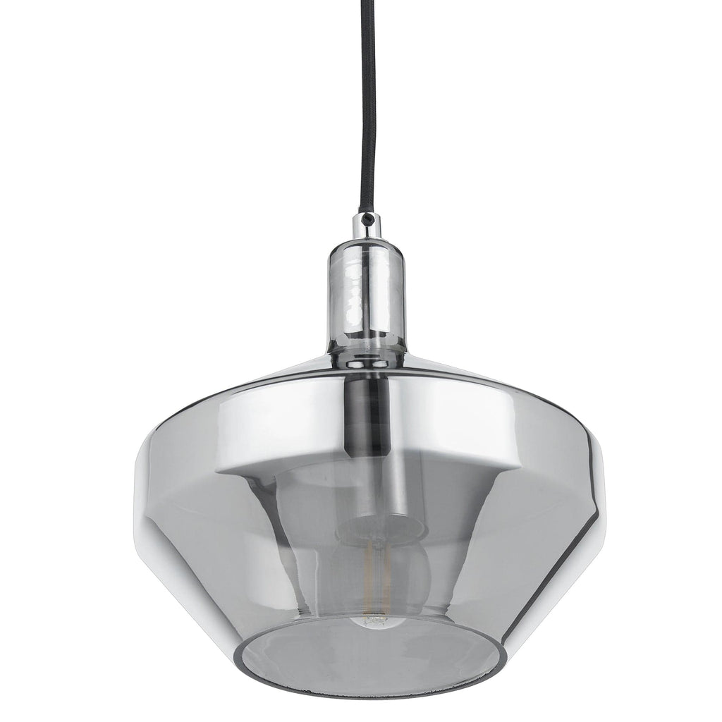 Grayson smoked glass easy fit deals pendant