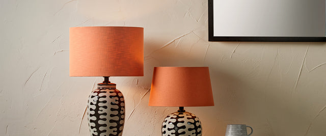 Orange Lamps & Lighting