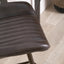 Armando Peppercorn Leather Retro Bar Stool