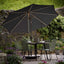 Platinum Glow Defender 3m Round Anthracite Parasol