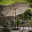 Platinum Glow Defender 3m Round Taupe Parasol