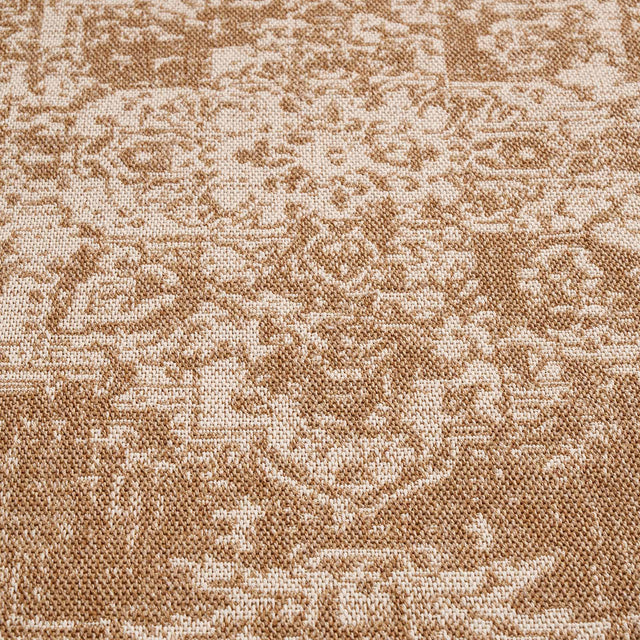 Indoor Outdoor Natural Vintage Design Rug