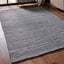 Indoor Outdoor Recycled Black  Inca Design Rug