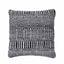 Indoor Outdoor Recycled Black Inca Design Scatter Cushion