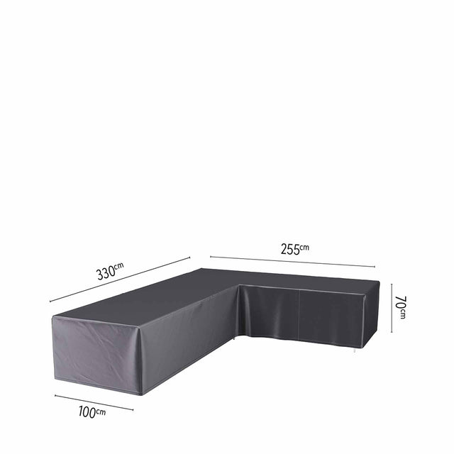 Outdoor Seating Set Aerocover L-Shape  330 x 255 x 100 x 70