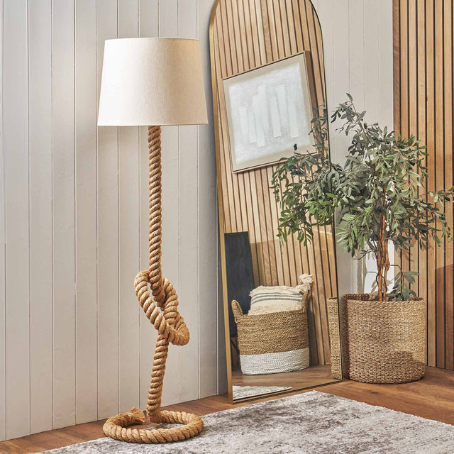 Dacre Rope Knot Floor Lamp