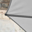 Platinum Riva Luna Grey 3m Round Parasol