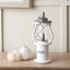 Peregrine White Wood Lantern Table Lamp