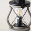 Peregrine Antique Grey Wood Oil Lantern Table Lamp