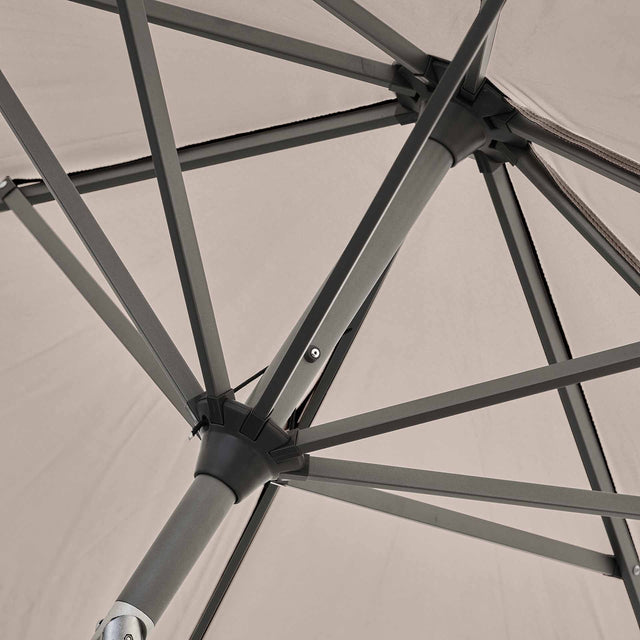 Platinum Riva Taupe 3m Round Parasol