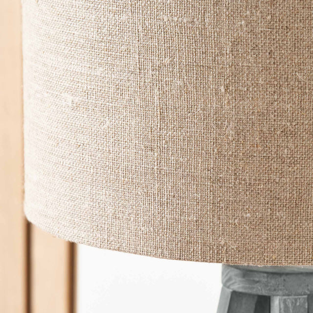 Margate Grey Wash Wood Table Lamp Base