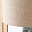 Margate Grey Wash Wood Table Lamp Base