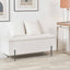 Capizzi White Boucle Storage Bench