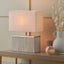 Alyth White Wash Wood Table Lamp