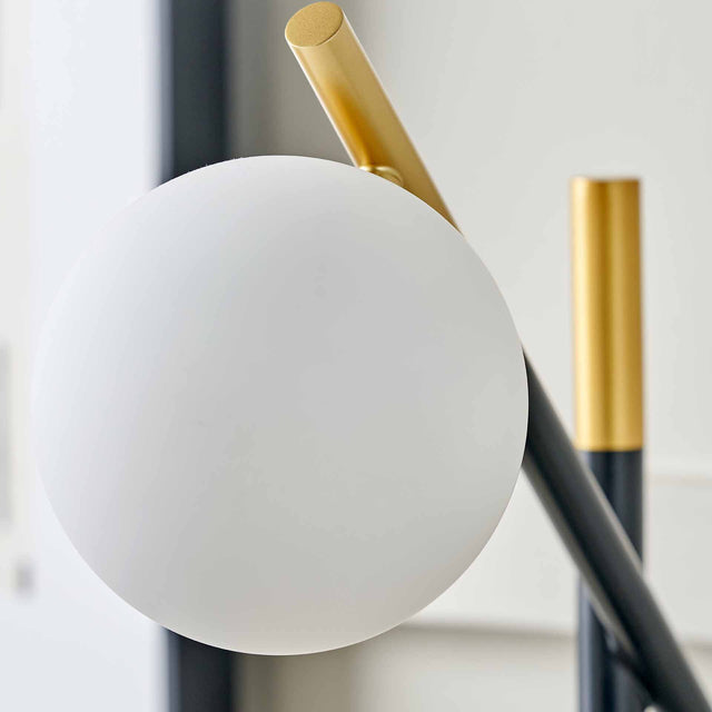 Cami White Orb Table Lamp