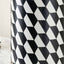 Jorge Black and White Geometric Hand Painted Table Lamp Base