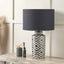 Chimalli Monochrome Tall Ikat Ceramic Table Lamp Base