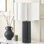 Lula Black Scallop Table Lamp Base