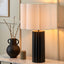 Lula Black Scallop Table Lamp Base