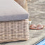 Lago Natural Antique Outdoor Sunlounger