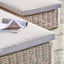 Lago Natural Antique Outdoor Sunlounger