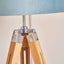 Ryder Bamboo Tripod Floor Lamp Base