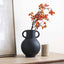 Taluka Black Vase with Handles