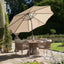 Platinum Riva 3m Round Champagne Parasol