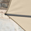 Platinum Riva 3m Round Champagne Parasol