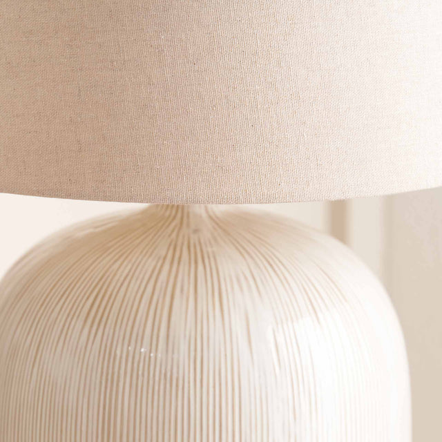 Dunn Natural Textured Ceramic Table Lamp