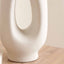 Aila Natural Tall Elipse Ceramic Table Lamp