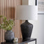 Otira Antique Black Wood Table Lamp Base
