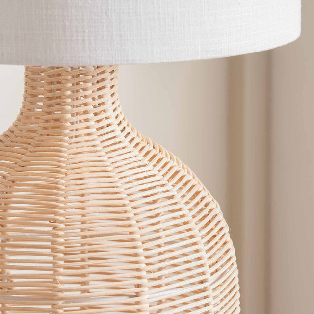 Cala Natural Rattan Table Lamp