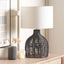 Cala Black Rattan Table Lamp