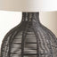 Cala Black Rattan Table Lamp