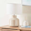 Tiana Cream Table Lamp | Ruma