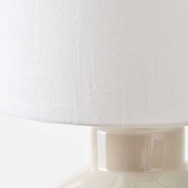 Tiana Cream Table Lamp | Ruma