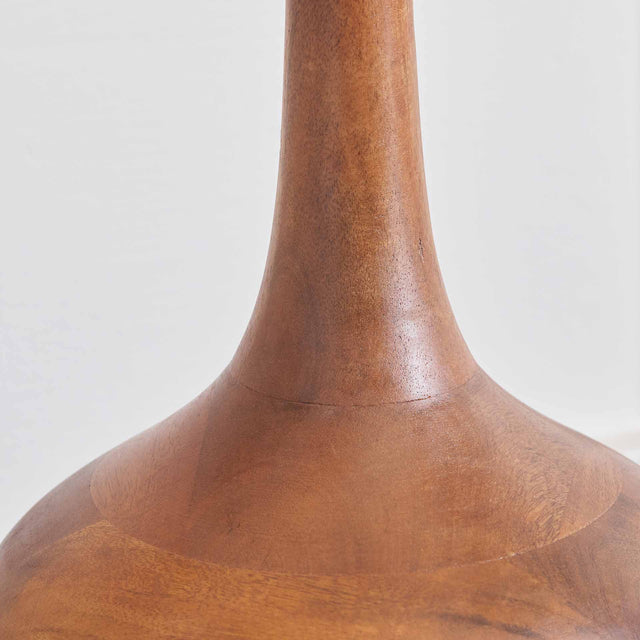 Baxley Oiled Wood Table Lamp Base