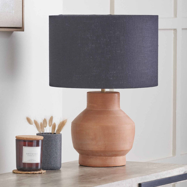 Lana Natural Terracotta Table Lamp Base