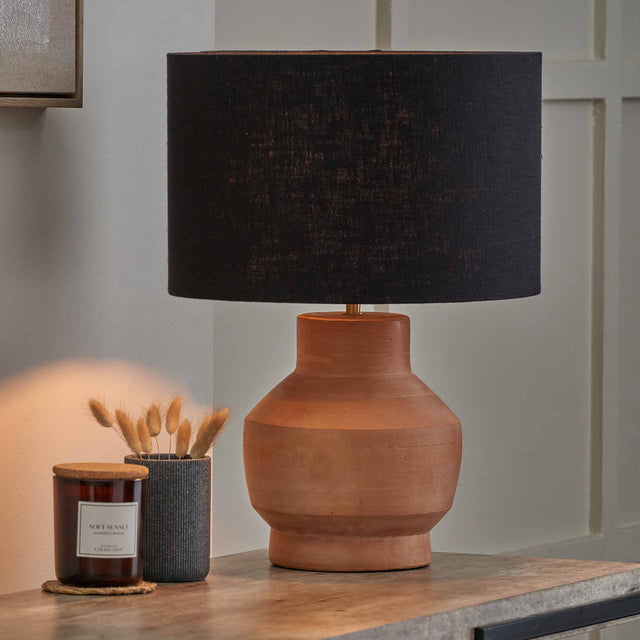 Lana Natural Terracotta Table Lamp Base