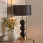 Sansa 3 Ball Black Enamel Table Lamp Base