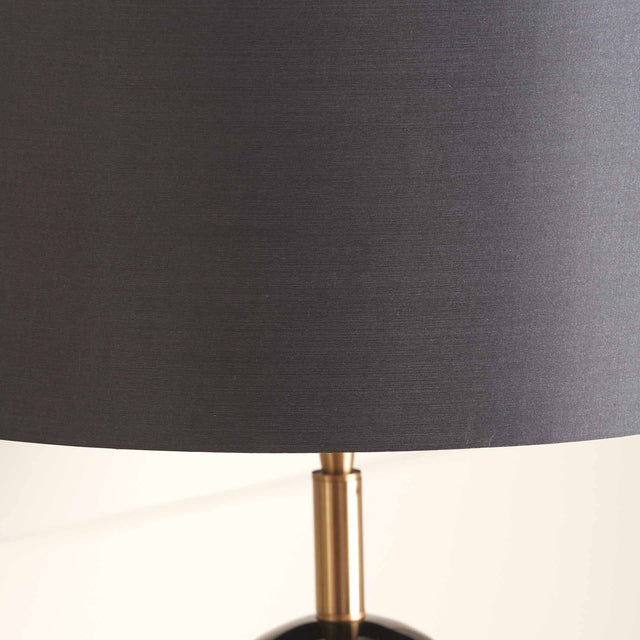 Sansa 3 Ball Black Enamel Table Lamp Base