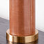 Idris Tan Leather Table Lamp Base