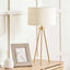 Vitti Brushed Brass Tripod Table Lamp