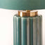 Jace Green Fluted Ceramic Table Lamp