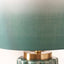 Jace Green Fluted Ceramic Table Lamp