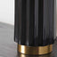 Jace Black Fluted Ceramic Table Lamp