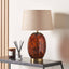 Levi Tortoiseshell Glass Tall Table Lamp