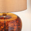 Levi Tortoiseshell Glass Table Lamp