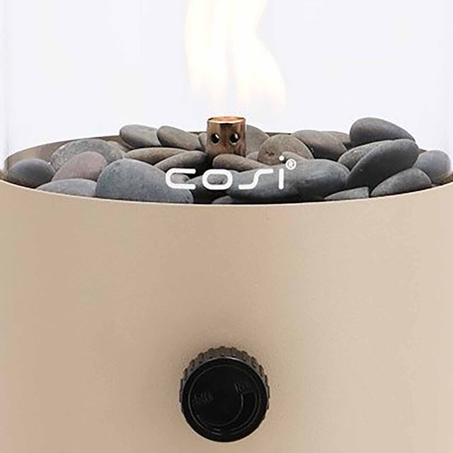 Cosi XL Large Sandy Beige Fire Lantern